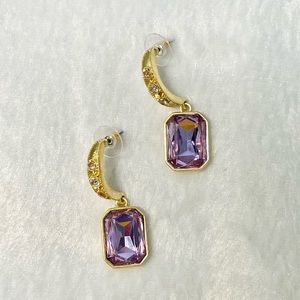 Oscar de la Renta Crystal Earrings
